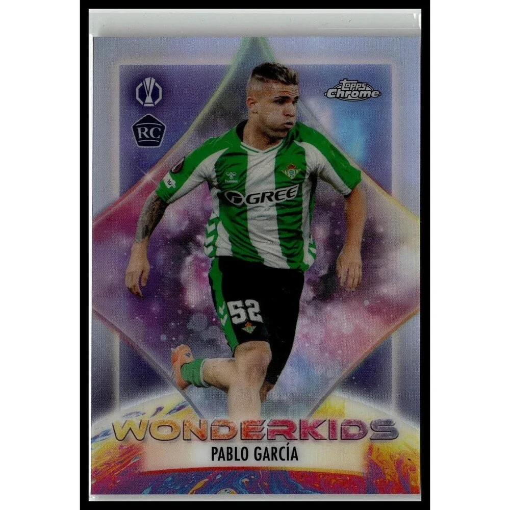 2025-26 Topps Chrome UEFA Pablo García #WK-16 Betis Wonderkids